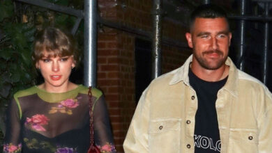 Taylor Swift & Travis Kelce Seemingly Wear Matching Sweaters With a Reference to NFL Star’s Past